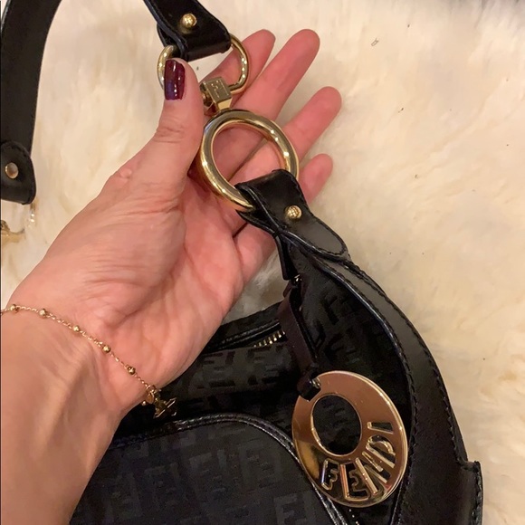 Authentic Black Vintage Zucca Fendi bag ✨ - Picture 3 of 8